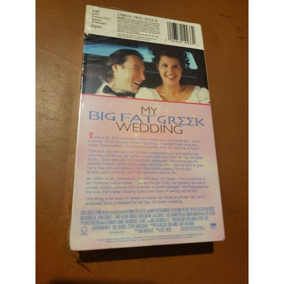 My Big Fat Greek Wedding‎ (New Sealed VHS 2003) Nia Vardalos, Joey Fatone - Picture 3 of 5
